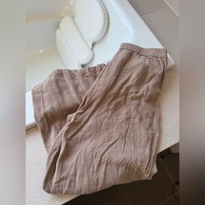 Amazon Women's Wide Leg Pants - Light Brown